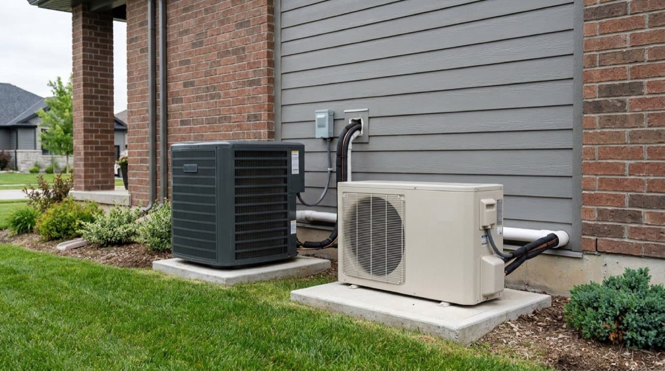 Furnace, tankless water heater, and AC equipment the IP Home Comfort team installs and services